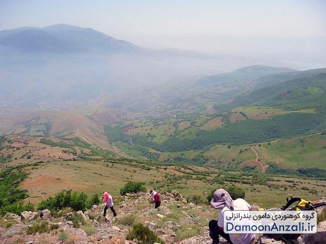 گزارش صعود به تجر گروه دامون انزلی 19 اردیبهشت 1393