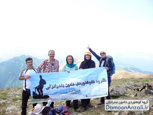 گزارش صعود به تروشوم از آبشار گروه دامون انزلی 6 تیر 1393