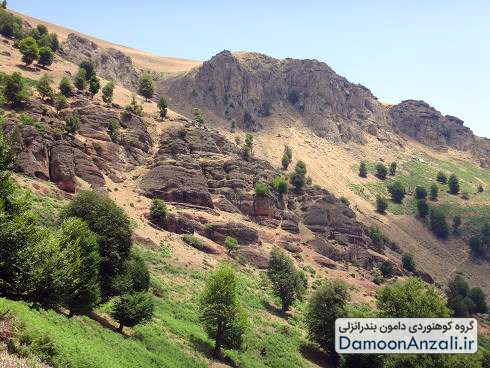 گزارش صعود به تروشوم از آبشار گروه دامون انزلی 6 تیر 1393